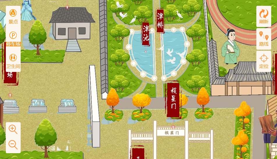 三都镇手绘地图景区语音讲解导览系统：智慧景区建设的基石